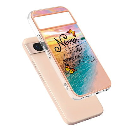 YB IMD Series-1 For Google Pixel 8a TPU Phone Case Electroplating Edge Shockproof Cover