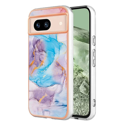 YB IMD Series-1 For Google Pixel 8a TPU Phone Case Electroplating Edge Shockproof Cover