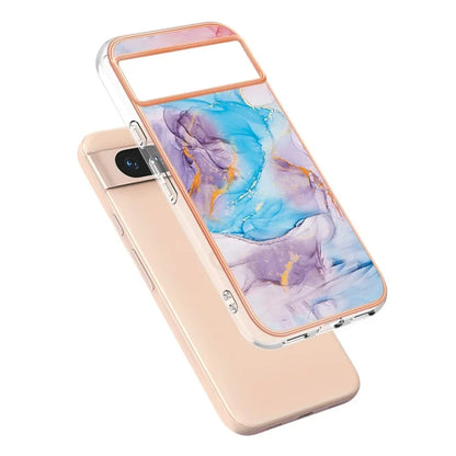 YB IMD Series-1 For Google Pixel 8a TPU Phone Case Electroplating Edge Shockproof Cover