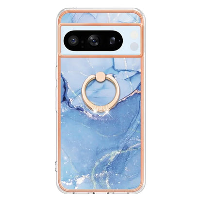 YB IMD Series-17 Style-E For Google Pixel 8 Pro Cover Marble Pattern IMD TPU Cell Phone Case