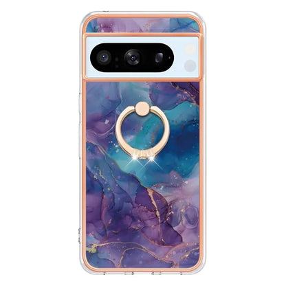YB IMD Series-17 Style-E For Google Pixel 8 Pro Cover Marble Pattern IMD TPU Cell Phone Case