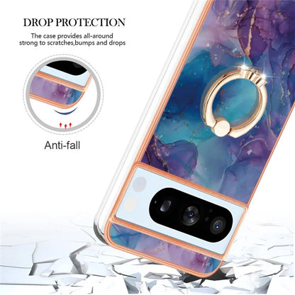 YB IMD Series-17 Style-E For Google Pixel 8 Pro Cover Marble Pattern IMD TPU Cell Phone Case