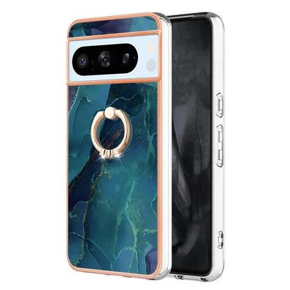YB IMD Series-17 Style-E For Google Pixel 8 Pro Cover Marble Pattern IMD TPU Cell Phone Case
