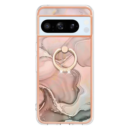 YB IMD Series-17 Style-E For Google Pixel 8 Pro Cover Marble Pattern IMD TPU Cell Phone Case
