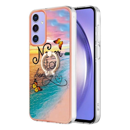 YB IMD Series-6 For Samsung Galaxy A15 5G Case Marble Pattern IMD IML TPU Cover