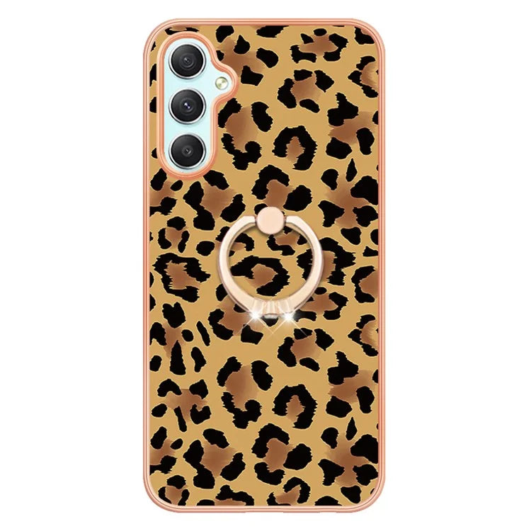 YB IMD Series-20 Style D for Samsung Galaxy A25 5G (Global) (161.0 x 76.5 x 8.3mm) Phone Case Ring Kickstand Phone Cover