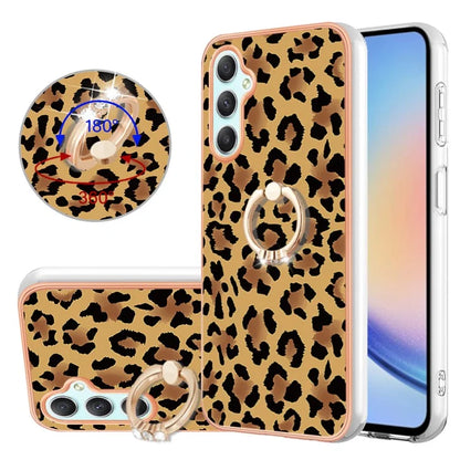 YB IMD Series-20 Style D for Samsung Galaxy A25 5G (Global) (161.0 x 76.5 x 8.3mm) Phone Case Ring Kickstand Phone Cover