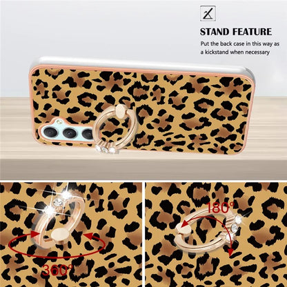 YB IMD Series-20 Style D for Samsung Galaxy A25 5G (Global) (161.0 x 76.5 x 8.3mm) Phone Case Ring Kickstand Phone Cover