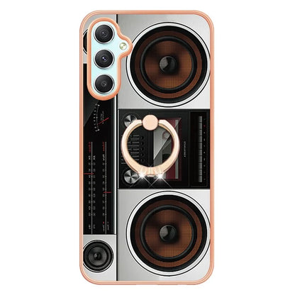YB IMD Series-20 Style D for Samsung Galaxy A25 5G (Global) (161.0 x 76.5 x 8.3mm) Phone Case Ring Kickstand Phone Cover
