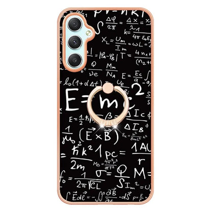 YB IMD Series-20 Style D for Samsung Galaxy A25 5G (Global) (161.0 x 76.5 x 8.3mm) Phone Case Ring Kickstand Phone Cover
