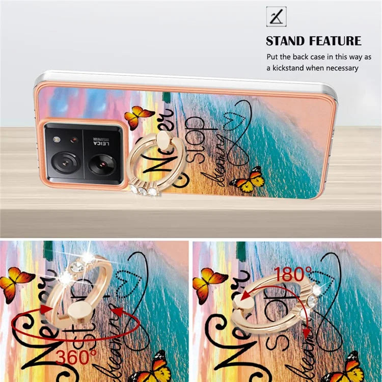 YB IMD Series-6 For Xiaomi 13T / 13T Pro / Redmi K60 Ultra Case IMD IML Electroplating TPU Cover