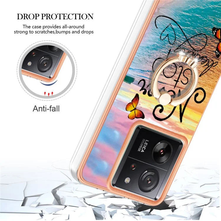 YB IMD Series-6 For Xiaomi 13T / 13T Pro / Redmi K60 Ultra Case IMD IML Electroplating TPU Cover
