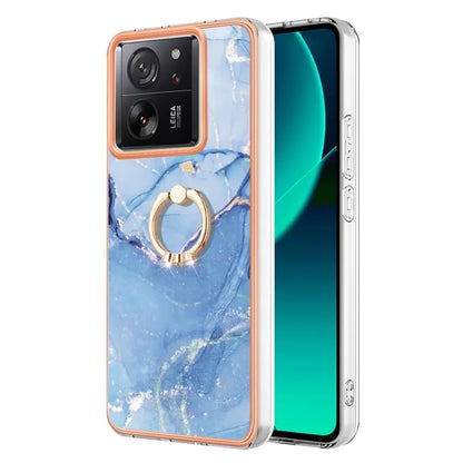 YB IMD Series-17 Style-E For Xiaomi 13T / 13T Pro / Redmi K60 Ultra Marble Pattern Shockproof Cover TPU Cell Phone Case