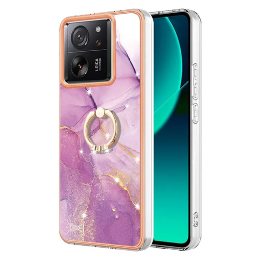 YB IMD Series-10 For Xiaomi 13T / 13T Pro / Redmi K60 Ultra TPU Phone Case Rotate Ring Protective Cover