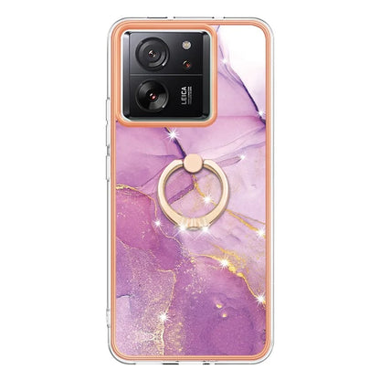 YB IMD Series-10 For Xiaomi 13T / 13T Pro / Redmi K60 Ultra TPU Phone Case Rotate Ring Protective Cover