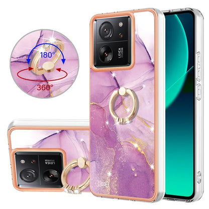 YB IMD Series-10 For Xiaomi 13T / 13T Pro / Redmi K60 Ultra TPU Phone Case Rotate Ring Protective Cover