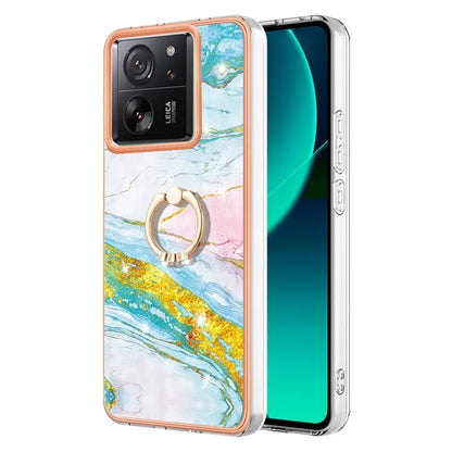 YB IMD Series-10 For Xiaomi 13T / 13T Pro / Redmi K60 Ultra TPU Phone Case Rotate Ring Protective Cover