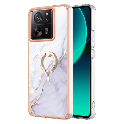 YB IMD Series-10 For Xiaomi 13T / 13T Pro / Redmi K60 Ultra TPU Phone Case Rotate Ring Protective Cover