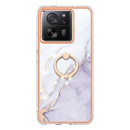 YB IMD Series-10 For Xiaomi 13T / 13T Pro / Redmi K60 Ultra TPU Phone Case Rotate Ring Protective Cover