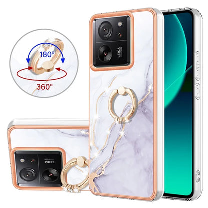 YB IMD Series-10 For Xiaomi 13T / 13T Pro / Redmi K60 Ultra TPU Phone Case Rotate Ring Protective Cover