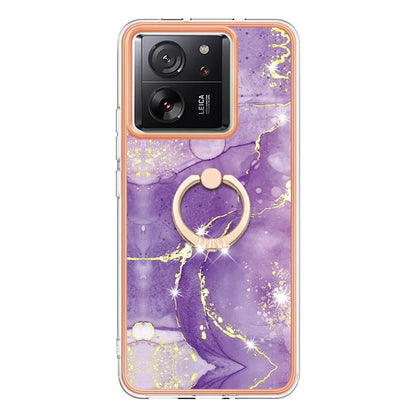 YB IMD Series-10 For Xiaomi 13T / 13T Pro / Redmi K60 Ultra TPU Phone Case Rotate Ring Protective Cover
