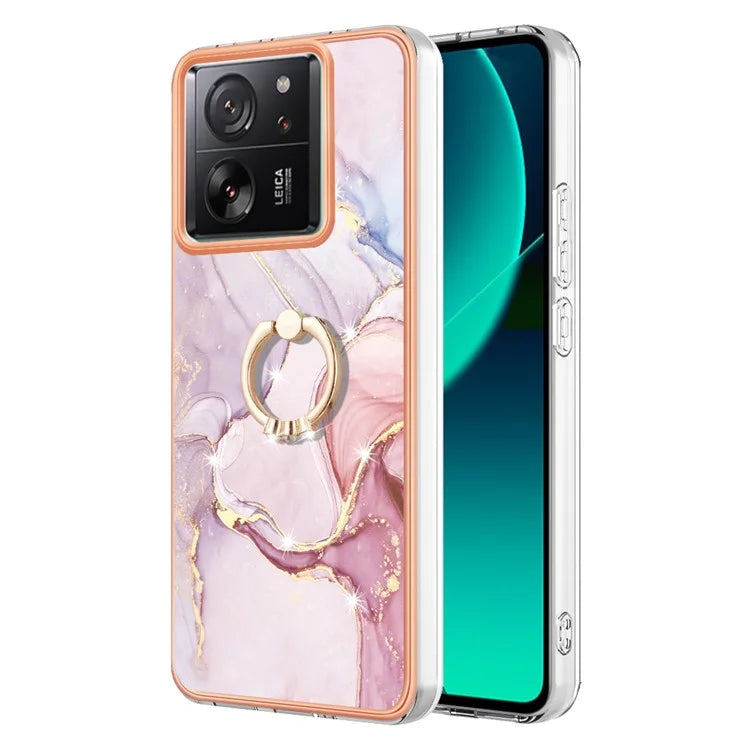 YB IMD Series-10 For Xiaomi 13T / 13T Pro / Redmi K60 Ultra TPU Phone Case Rotate Ring Protective Cover