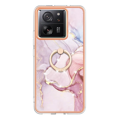 YB IMD Series-10 For Xiaomi 13T / 13T Pro / Redmi K60 Ultra TPU Phone Case Rotate Ring Protective Cover