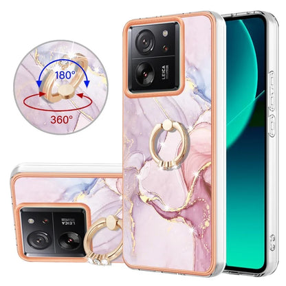 YB IMD Series-10 For Xiaomi 13T / 13T Pro / Redmi K60 Ultra TPU Phone Case Rotate Ring Protective Cover