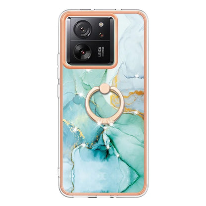 YB IMD Series-10 For Xiaomi 13T / 13T Pro / Redmi K60 Ultra TPU Phone Case Rotate Ring Protective Cover