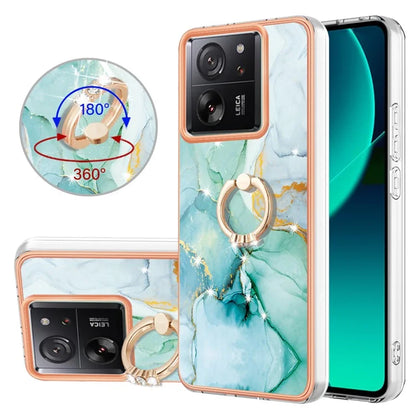 YB IMD Series-10 For Xiaomi 13T / 13T Pro / Redmi K60 Ultra TPU Phone Case Rotate Ring Protective Cover