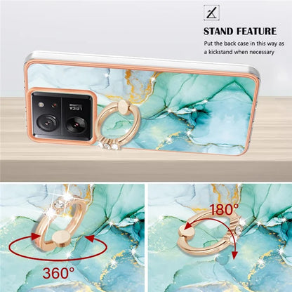 YB IMD Series-10 For Xiaomi 13T / 13T Pro / Redmi K60 Ultra TPU Phone Case Rotate Ring Protective Cover