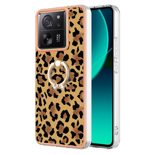 YB IMD Series-20 Style D for Xiaomi 13T / 13T Pro / Redmi K60 Ultra Phone Case Kickstand Electroplated Cover