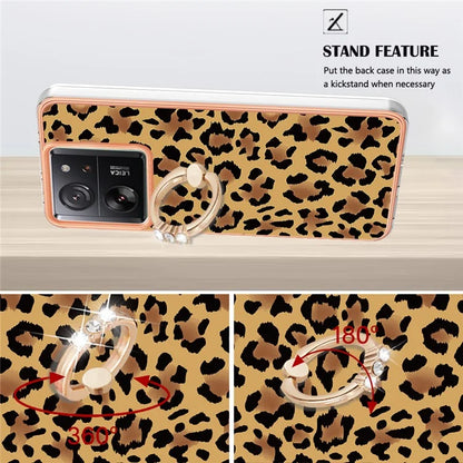 YB IMD Series-20 Style D for Xiaomi 13T / 13T Pro / Redmi K60 Ultra Phone Case Kickstand Electroplated Cover