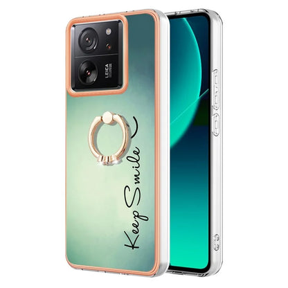 YB IMD Series-20 Style D for Xiaomi 13T / 13T Pro / Redmi K60 Ultra Phone Case Kickstand Electroplated Cover