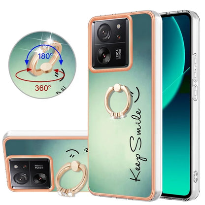 YB IMD Series-20 Style D for Xiaomi 13T / 13T Pro / Redmi K60 Ultra Phone Case Kickstand Electroplated Cover