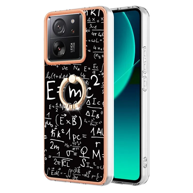 YB IMD Series-20 Style D for Xiaomi 13T / 13T Pro / Redmi K60 Ultra Phone Case Kickstand Electroplated Cover
