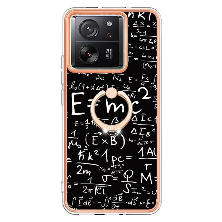YB IMD Series-20 Style D for Xiaomi 13T / 13T Pro / Redmi K60 Ultra Phone Case Kickstand Electroplated Cover