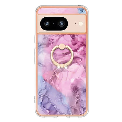 YB IMD Series-17 Style-E For Google Pixel 8 Kickstand Electroplating Cover TPU Cell Phone Case