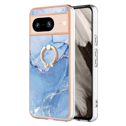 YB IMD Series-17 Style-E For Google Pixel 8 Kickstand Electroplating Cover TPU Cell Phone Case