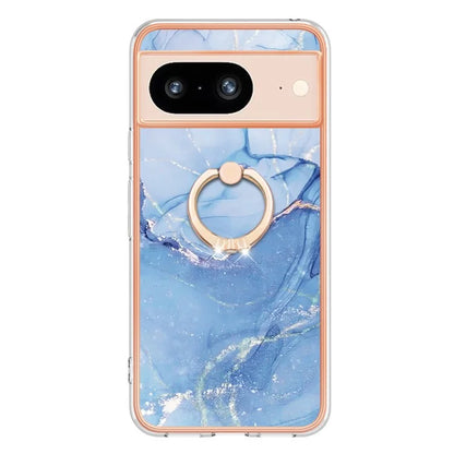 YB IMD Series-17 Style-E For Google Pixel 8 Kickstand Electroplating Cover TPU Cell Phone Case