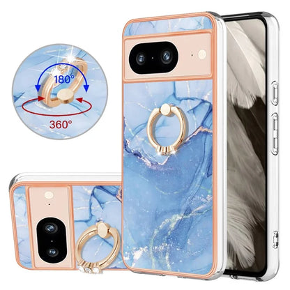 YB IMD Series-17 Style-E For Google Pixel 8 Kickstand Electroplating Cover TPU Cell Phone Case