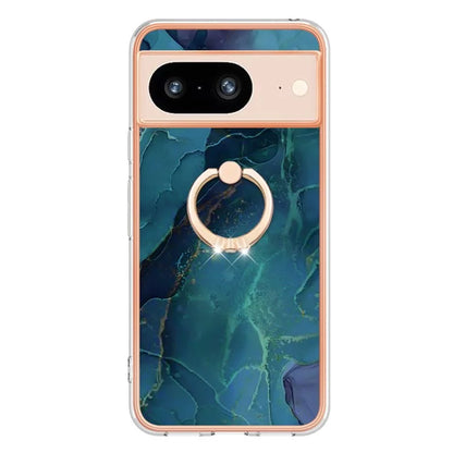 YB IMD Series-17 Style-E For Google Pixel 8 Kickstand Electroplating Cover TPU Cell Phone Case