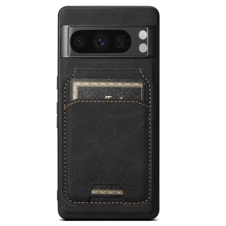 SUTENI H16 For Google Pixel 8 Pro Cell Phone Case Magnetic Detachable PU+TPU Cover