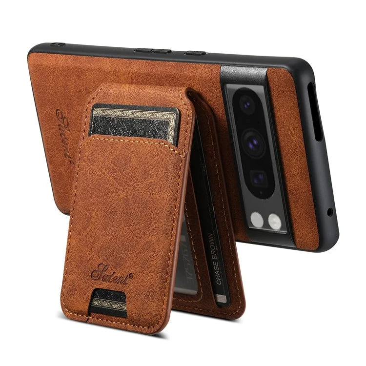 SUTENI H16 For Google Pixel 8 Pro Cell Phone Case Magnetic Detachable PU+TPU Cover