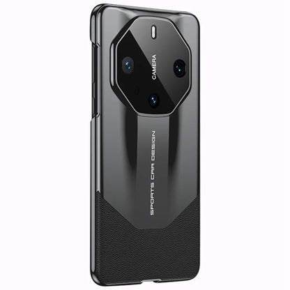 GKK For Huawei Mate 60 RS Ultimate Case Scratch-resistant PC Coated with PU Leather Phone Back Shell