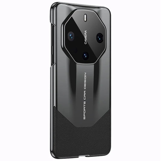 GKK For Huawei Mate 60 RS Ultimate Case Scratch-resistant PC Coated with PU Leather Phone Back Shell