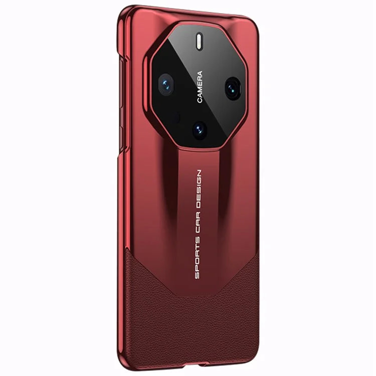 GKK For Huawei Mate 60 RS Ultimate Case Scratch-resistant PC Coated with PU Leather Phone Back Shell