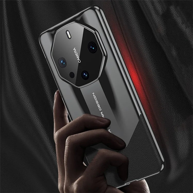 GKK For Huawei Mate 60 RS Ultimate Case Scratch-resistant PC Coated with PU Leather Phone Back Shell