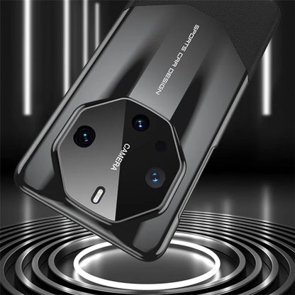GKK For Huawei Mate 60 RS Ultimate Case Scratch-resistant PC Coated with PU Leather Phone Back Shell