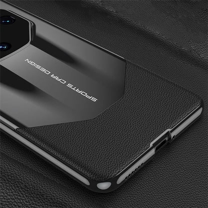 GKK For Huawei Mate 60 RS Ultimate Case Scratch-resistant PC Coated with PU Leather Phone Back Shell
